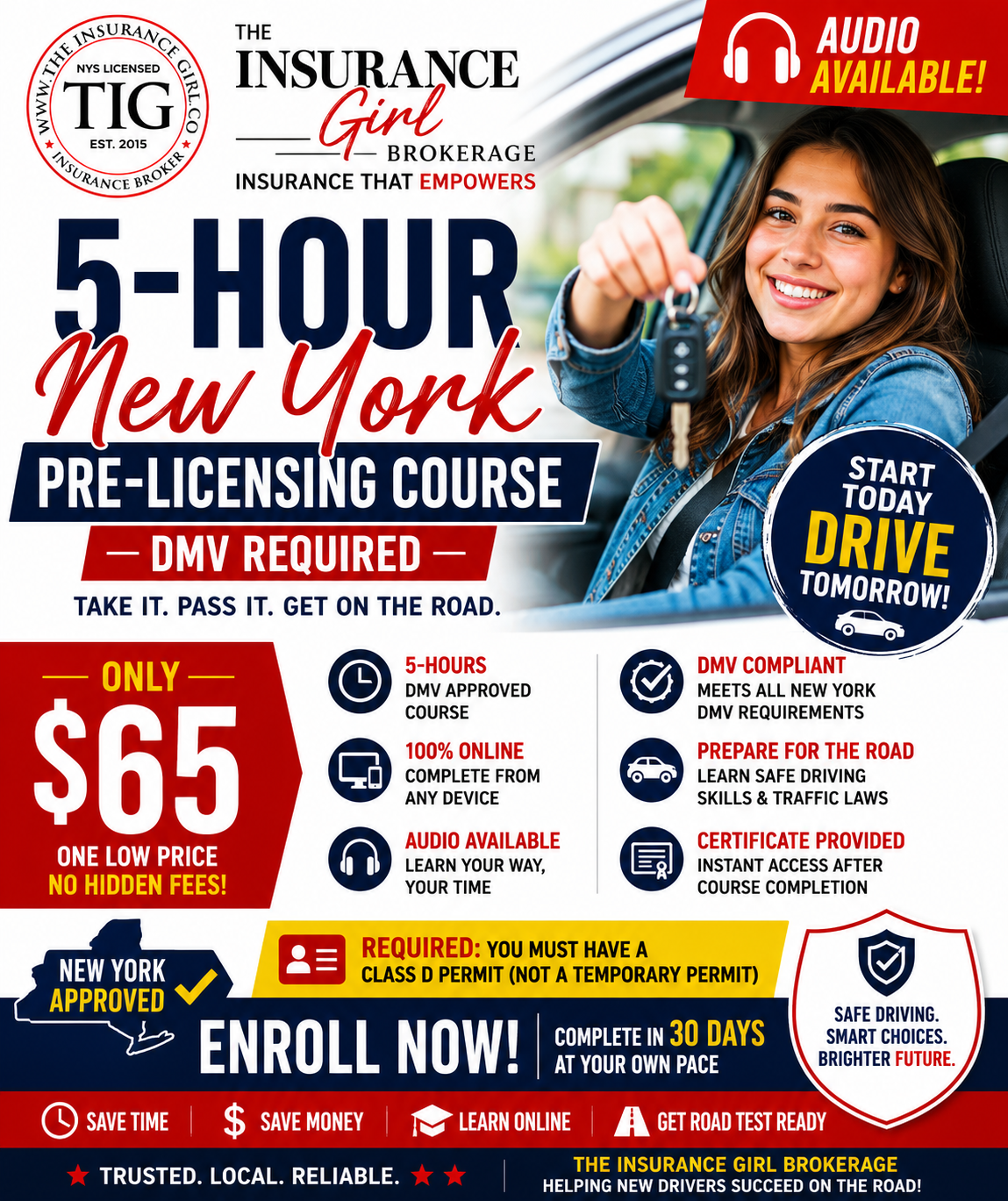 5-Hour New York Pre-Licensing Course Online